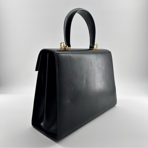 Salvatore Ferragamo Gancini Leather Top Handle Bag - Picture 5 of 17